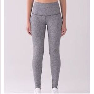 Lululemon Wunder Under High Rise Leggings Grey
